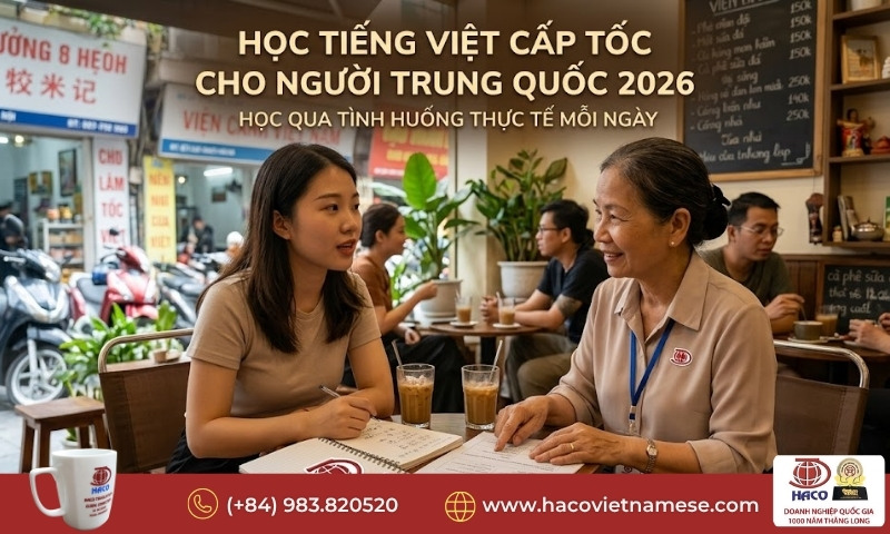 Học tiếng Việt cấp tốc cho người Trung Quốc