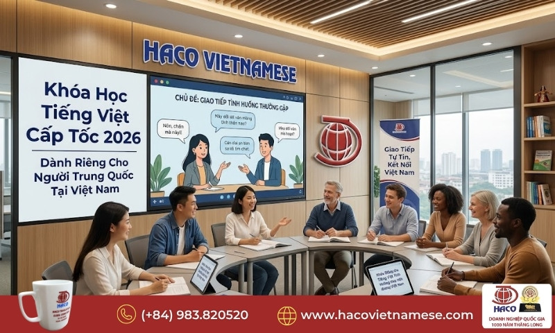 Học tiếng Việt cấp tốc cho người Trung Quốc