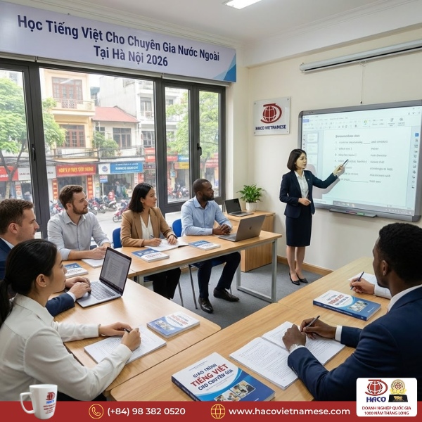 Học tiếng Việt cho chuyên gia nước ngoài tại Hà Nội