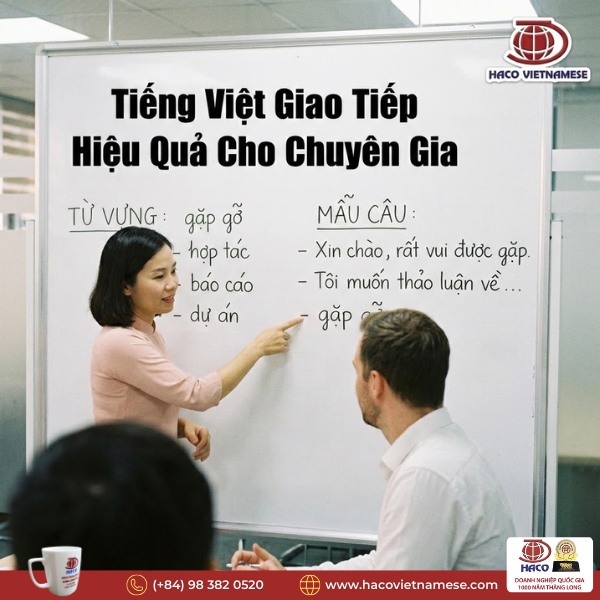 Học tiếng Việt cho chuyên gia nước ngoài tại Hà Nội