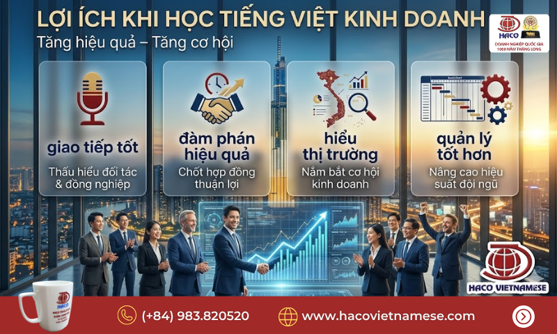 Học tiếng Việt cho công việc kinh doanh