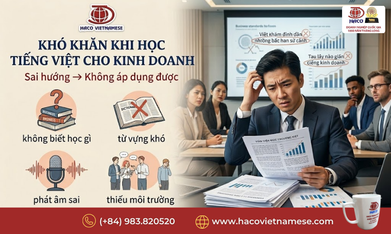 Học tiếng Việt cho công việc kinh doanh