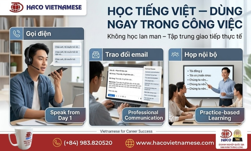 Học tiếng Việt cho công việc kinh doanh