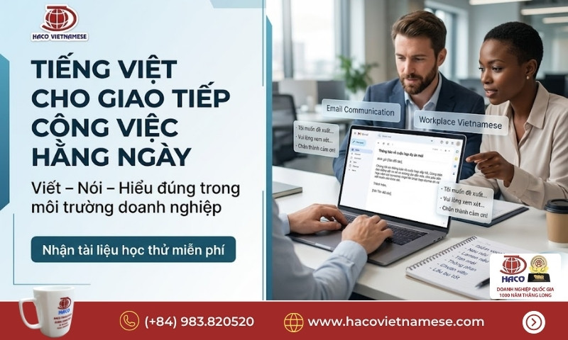 Học tiếng Việt cho công việc kinh doanh