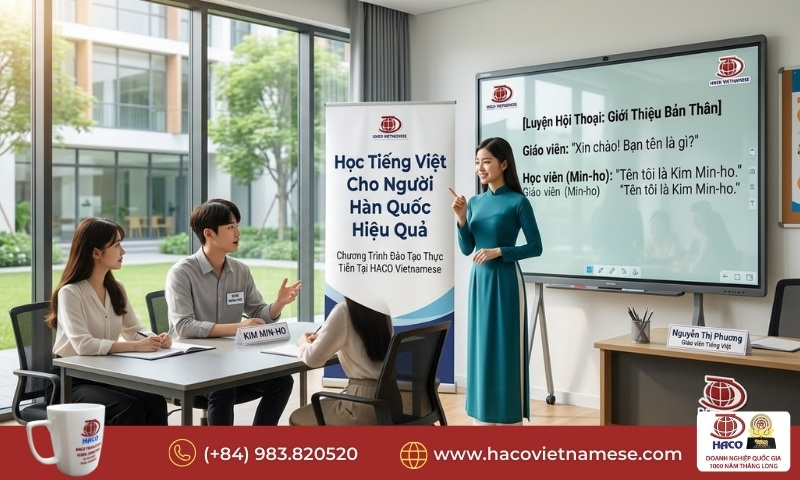 Học Tiếng Việt Cho Người Hàn Quốc