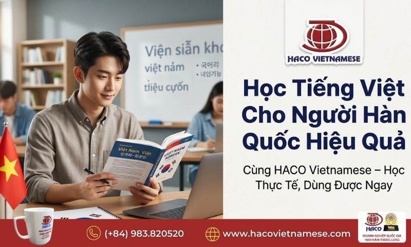 Học Tiếng Việt Cho Người Hàn Quốc