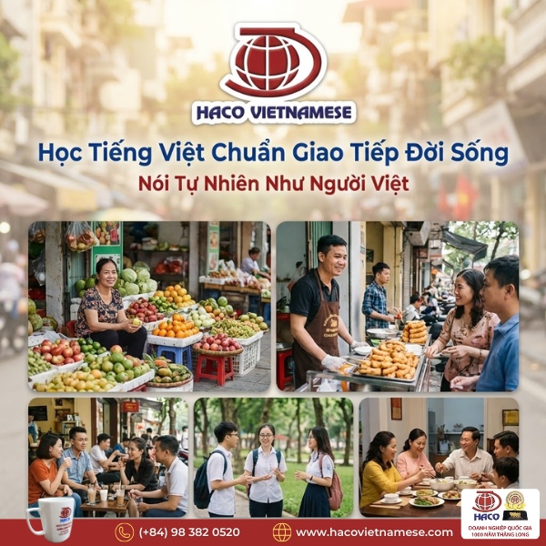 Học Tiếng Việt Chuẩn Giao Tiếp Đời Sống