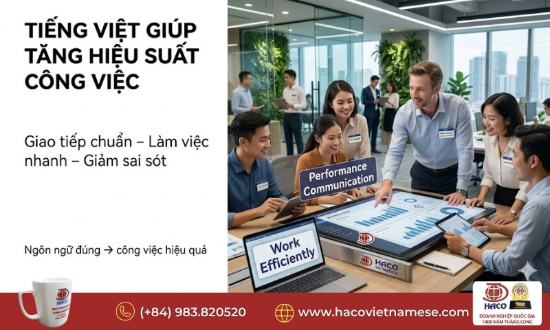Học tiếng Việt chuyên sâu công việc 