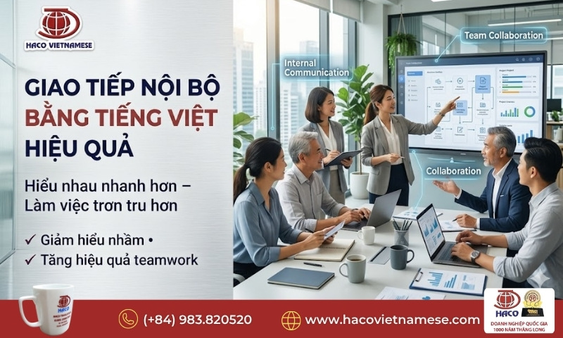 Học tiếng Việt chuyên sâu công việc 