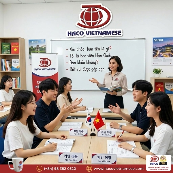 Học Tiếng Việt Giao Tiếp Cho Người Hàn