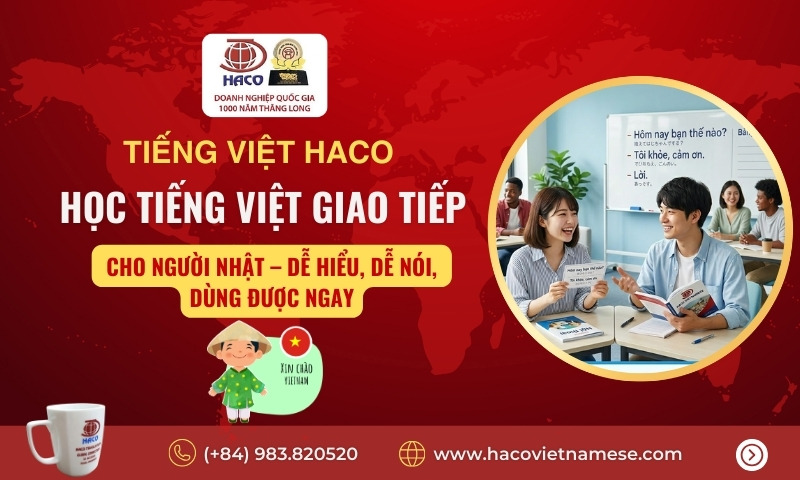 Học tiếng Việt giao tiếp cho người Nhật