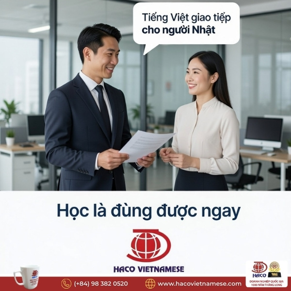 Học tiếng Việt giao tiếp cho người Nhật