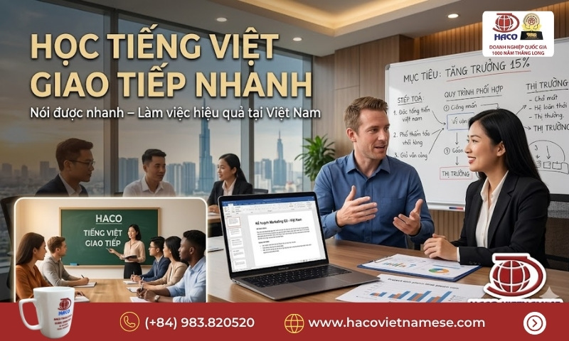 Học tiếng Việt giao tiếp nhanh