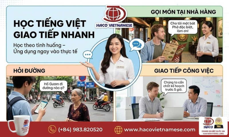 Học tiếng Việt giao tiếp nhanh