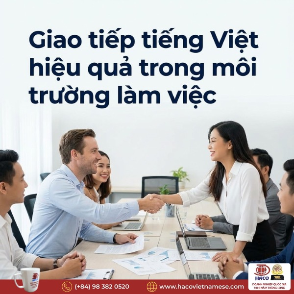 Học tiếng Việt giao tiếp nơi làm việc
