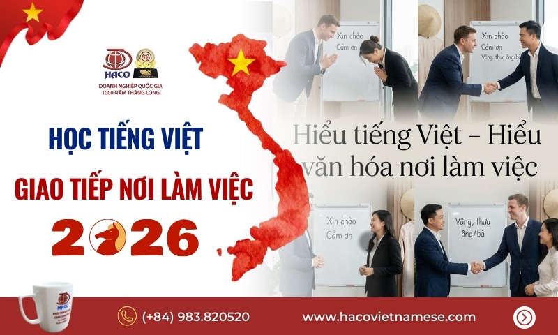 Học tiếng Việt giao tiếp nơi làm việc