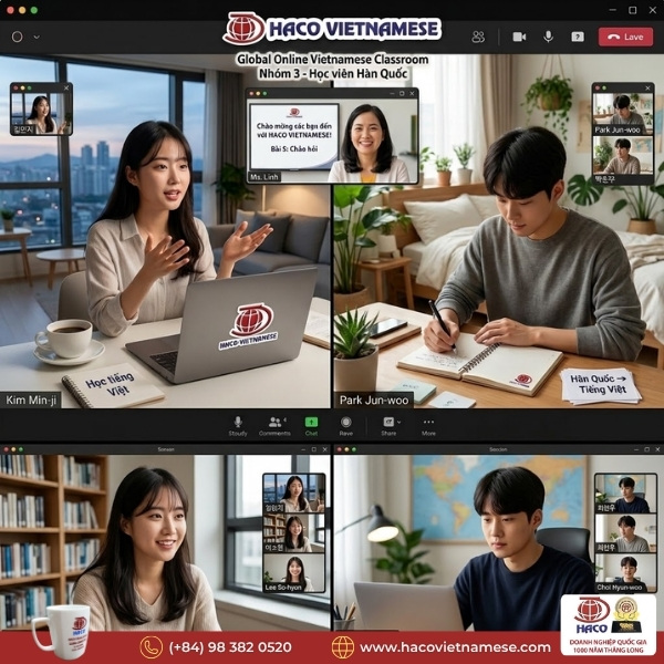 Học Tiếng Việt Online Cho Người Hàn