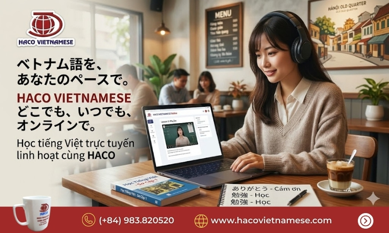 Học tiếng Việt online cho người Nhật 