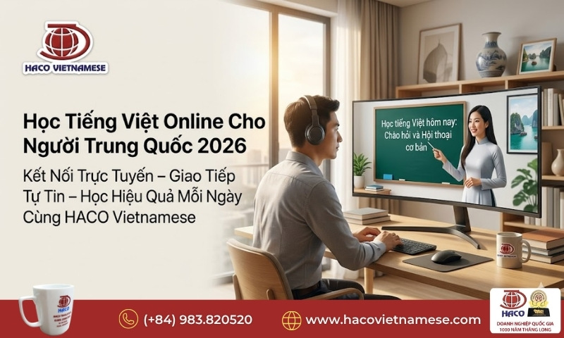 Học tiếng Việt online cho người Trung Quốc