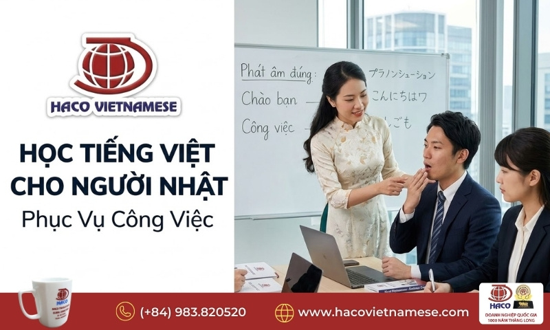 Học tiếng Việt phục vụ công việc cho người Nhật tại Việt Nam