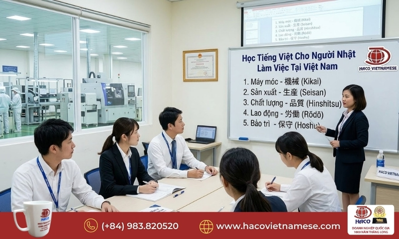 Học tiếng Việt phục vụ công việc cho người Nhật tại Việt Nam