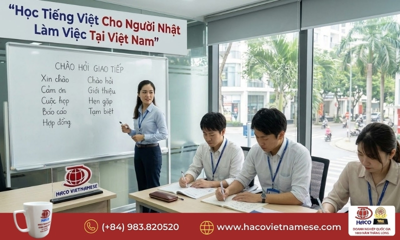 Học tiếng Việt phục vụ công việc cho người Nhật tại Việt Nam