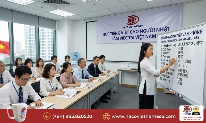 Học tiếng Việt phục vụ công việc cho người Nhật tại Việt Nam