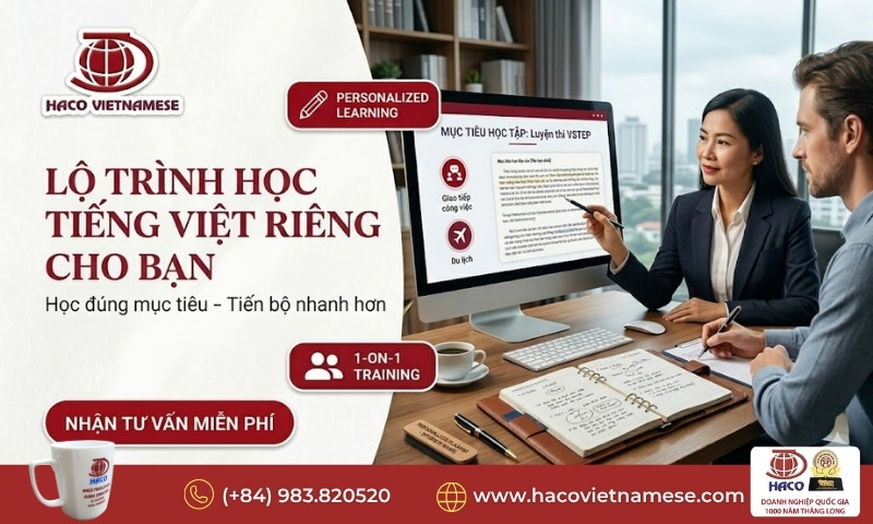 Học tiếng Việt phục vụ công việc văn phòng 