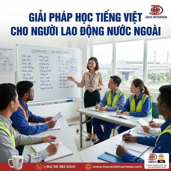 Học tiếng Việt tại khu công nghiệp Việt Nam 2026