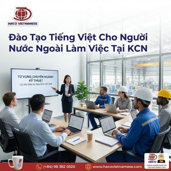 Học tiếng Việt tại khu công nghiệp Việt Nam 2026