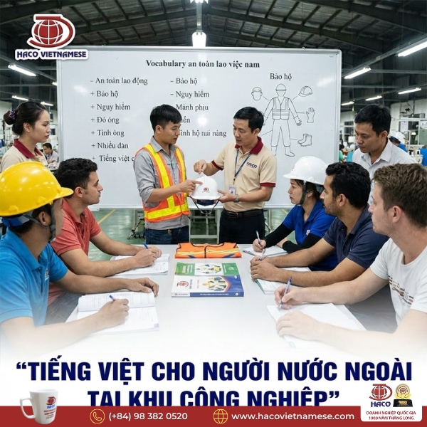 Học tiếng Việt tại khu công nghiệp Việt Nam 2026