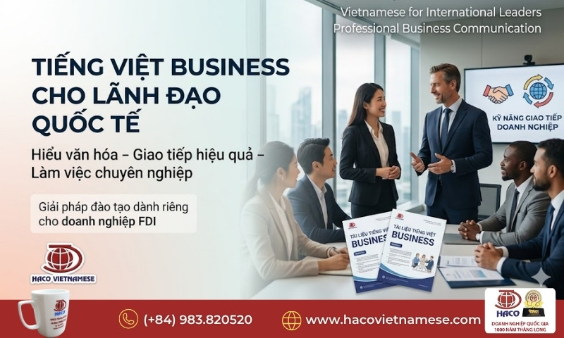 Khóa học tiếng Việt Business cao cấp