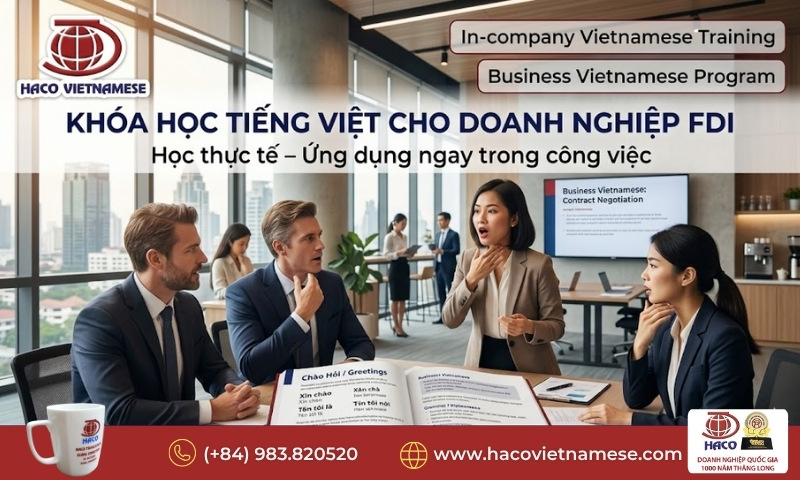 Khóa học tiếng Việt Business cao cấp