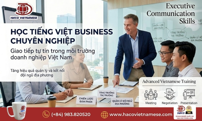 Khóa học tiếng Việt Business cao cấp