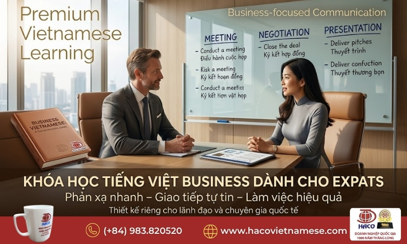 Khóa học tiếng Việt Business cao cấp