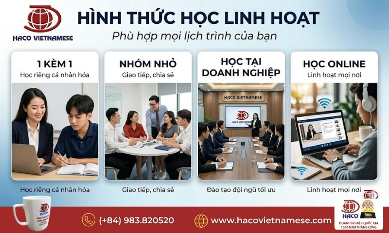 Khóa học tiếng Việt ngắn hạn