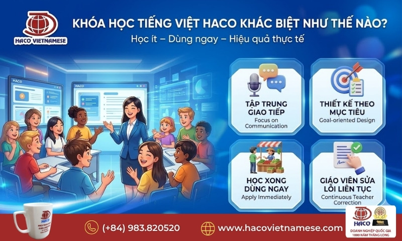 Khóa học tiếng Việt ngắn hạn