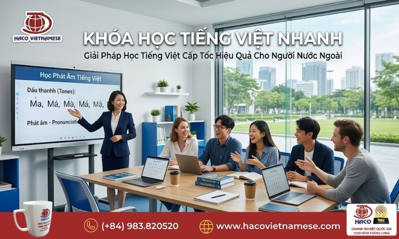 Khóa học tiếng Việt nhanh