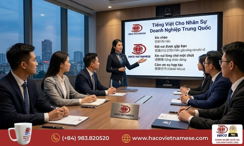 Khóa tiếng Việt chất lượng cao cho người Trung Quốc