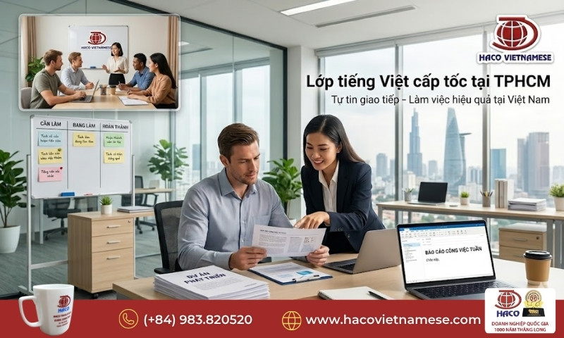 Lớp tiếng Việt cấp tốc tại TPHCM
