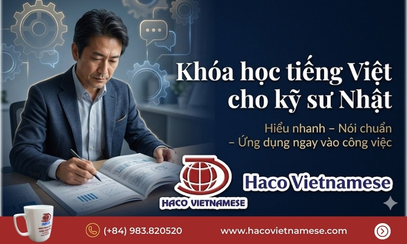 Lớp tiếng Việt cho kỹ sư Nhật