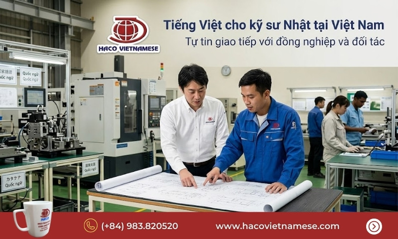Lớp tiếng Việt cho kỹ sư Nhật