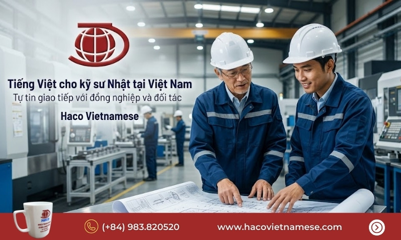 Lớp tiếng Việt cho kỹ sư Nhật