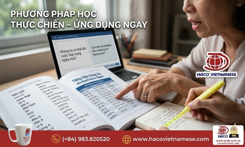 Tiếng Việt cấp tốc cho chuyên gia