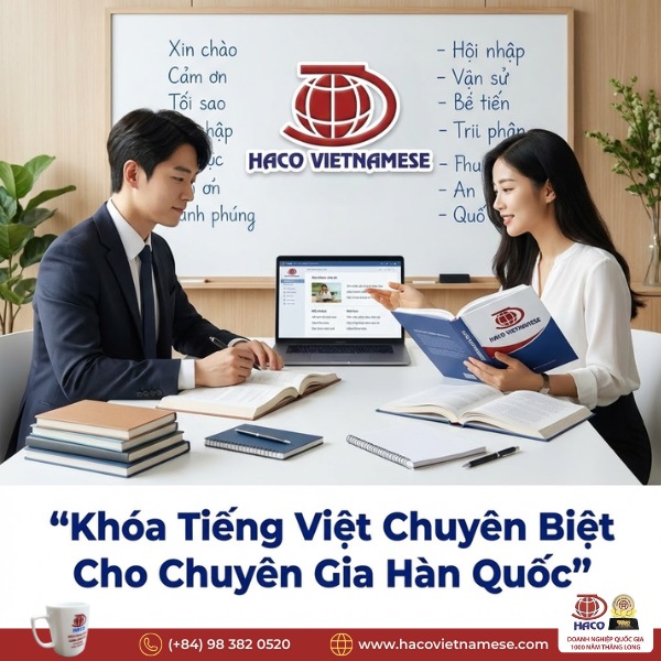 Tiếng Việt cho chuyên gia Hàn Quốc tại Việt Nam