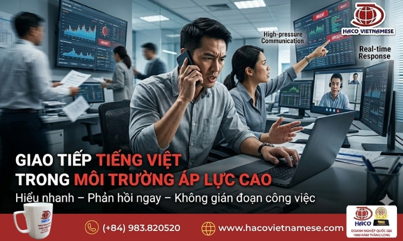 Tiếng Việt cho chuyên gia làm việc tại Việt Nam