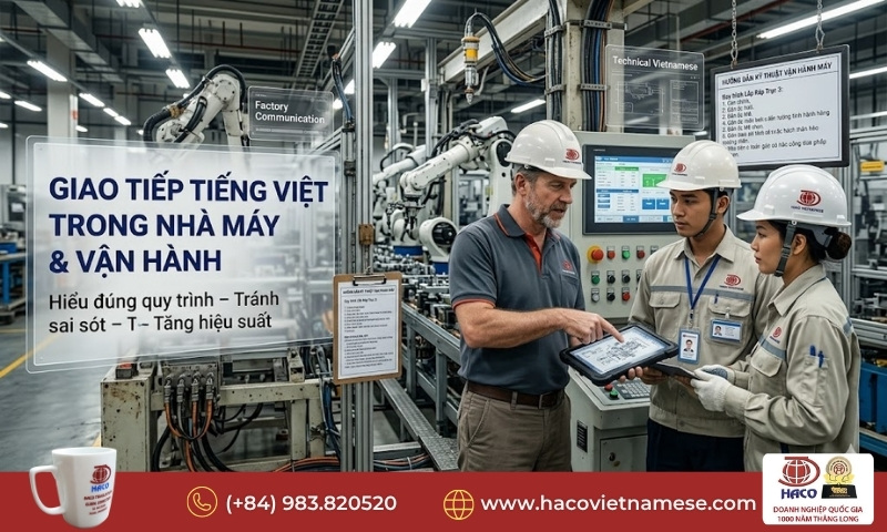 Tiếng Việt cho chuyên gia làm việc tại Việt Nam