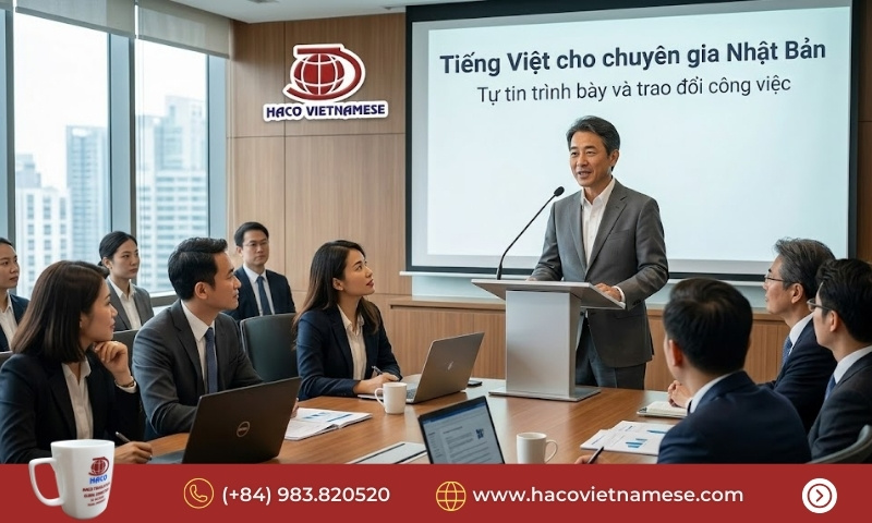 Tiếng Việt cho chuyên gia Nhật Bản