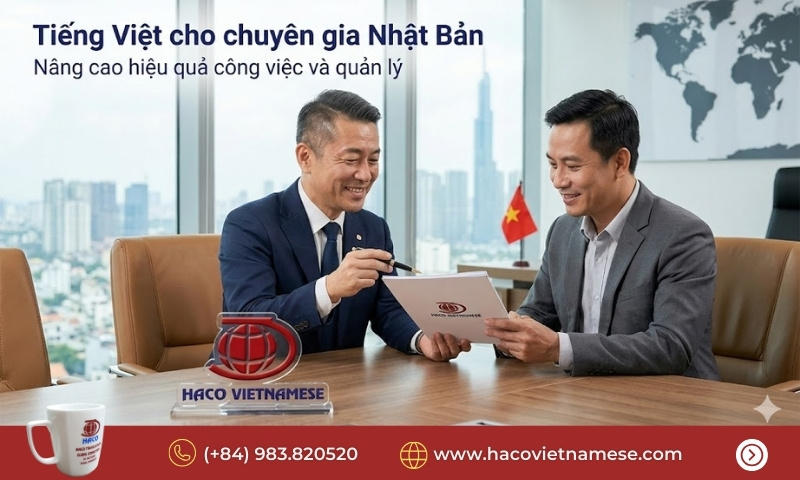 Tiếng Việt cho chuyên gia Nhật Bản