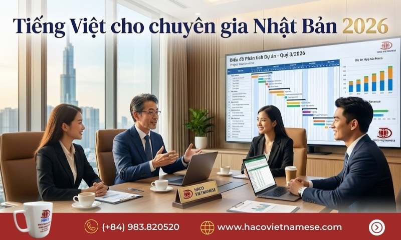 Tiếng Việt cho chuyên gia Nhật Bản